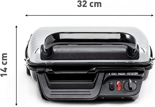 tefal-ultra-compact-grill-électrique,-position-barbecue,-2000-w,-cuisson-saine