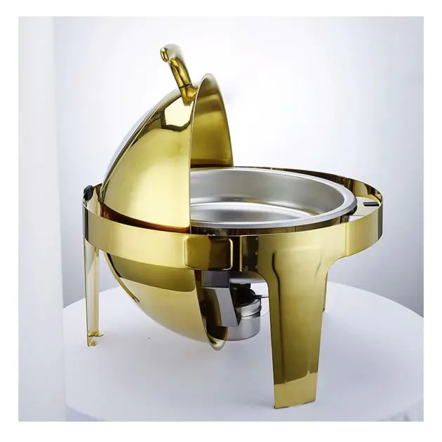 marmite-chauffante-en-acier-inoxydable-avec-couvercle-et-fenêtre-bac-à-nourriture-eau-et-supports-de-combustible---or---garantie-03-mois