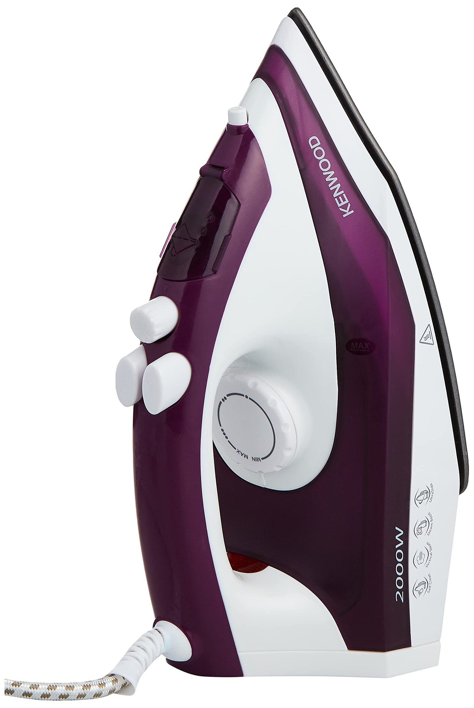 fer-a-repasser-à-vapeur---kenwood---stp40.000wp---2000w---250ml---violet-blanc---garantie-3-mois