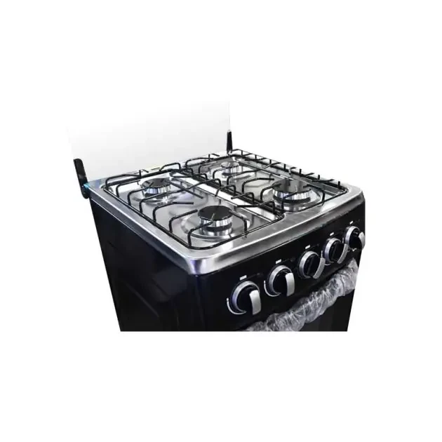 cuisinière-4-feux---oscar---50x50---allumage-automatique---noir--6-mois-garantie