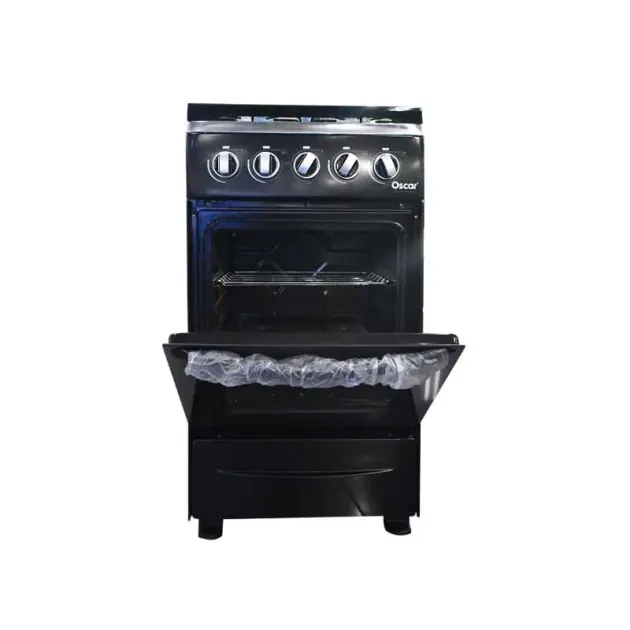 cuisinière-4-feux---oscar---50x50---allumage-automatique---noir--6-mois-garantie