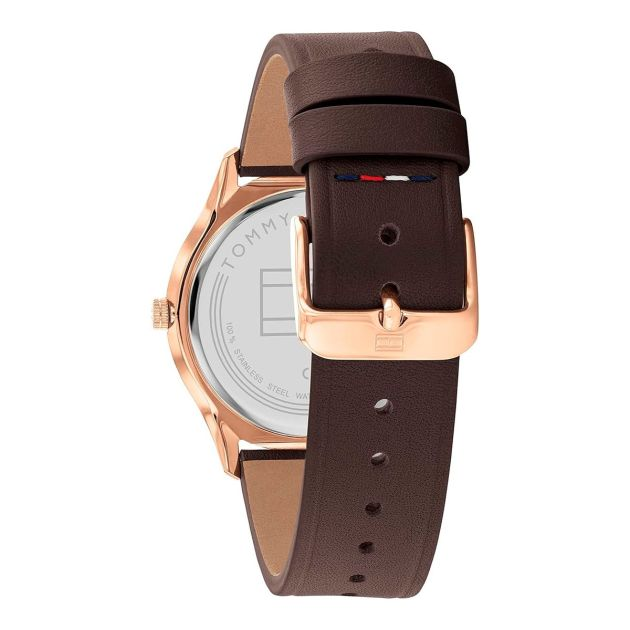montre-pour-homme--tommy-hilfiger---analogique---marron