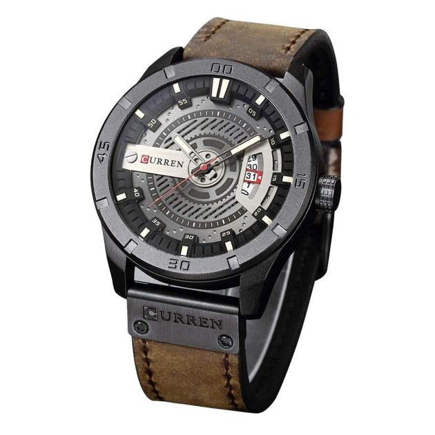 montres-–-ensemble-montre-homme-bracelet-cuir-et-bracelet-tendance-avec-fermoir-magnétique-+-coffret-cadeau