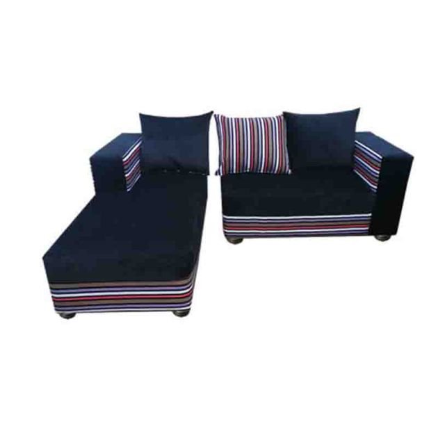 salon-complet-d'angle-5-places---velours---bleu-/-multicolore