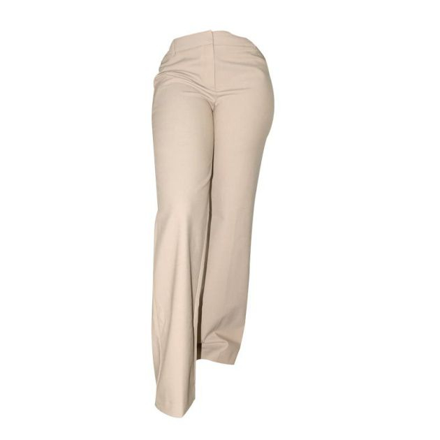 pantalon-femme-à-coupe-large-en-coton---kaki