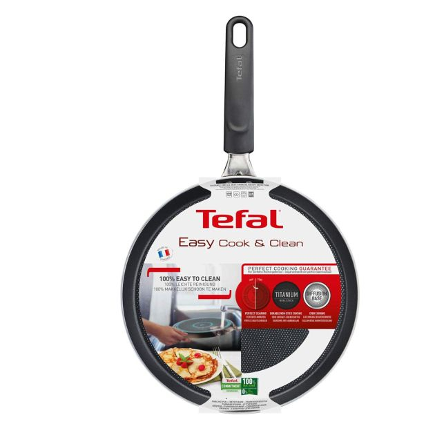 poêle-à-crêpe-antiadhésive-34-cm-+-répartiteur-galettière-easy-cook-&-clean---tefal---b5549712---aluminuim---noir---garantie-1-mois