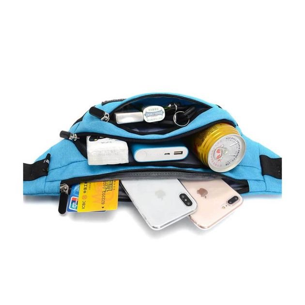 sac-de-taille-à-fermeture-éclair-pour-sport---pochette-de-poitrine-pour-téléphone/argent