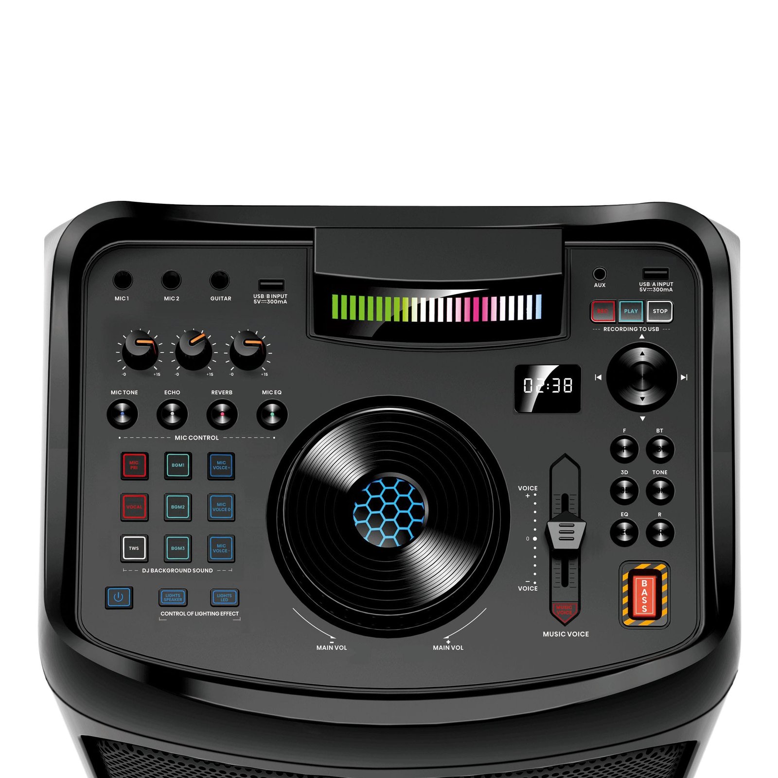 speaker-party-hisense-hp300-|-enceinte-dj-400-w-pour-soirée-6-mois-de-garantie