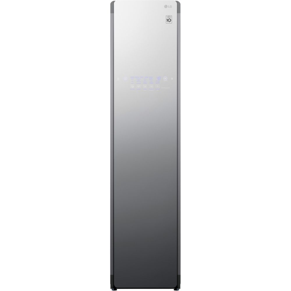 lg-styler-s3mfc---armoire-séchoir---wifi---largeur-:-44.5-cm---profondeur-:-58.4-cm---hauteur-:-185-cm---chargement-frontal---gris-avec-porte-en-miroir---12-mois-garantie