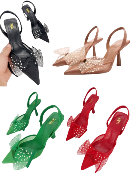 traf-escarpins-à-talons-hauts-avec-perle-pour-femmes