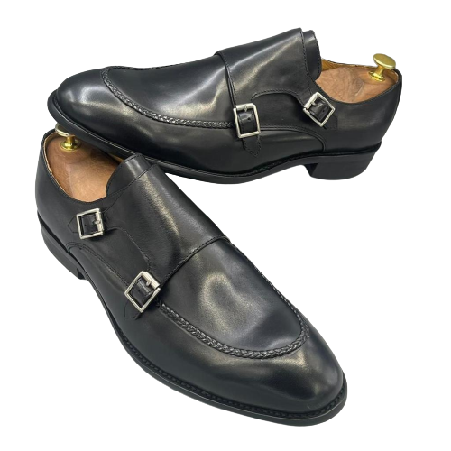 paire-de-soulier-double-boucle---noir.-pointure-38-46
