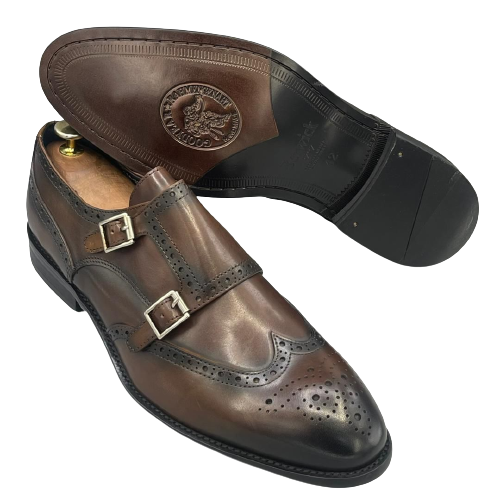 paire-de-derbies-à-boucle-en-serpent-lustré-chocolat.-pointure-38-46