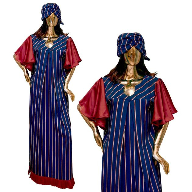 robe-longue-+-echarpe-by-el-dabo