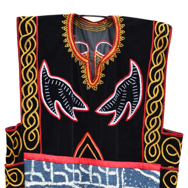 tenue-traditionnelle-toghu-courte-manche---brodé-en-gong-originale