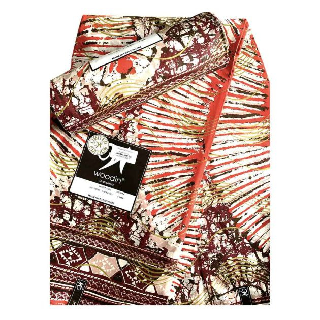 tissu-pagne-6-yards-woodin-100%-coton---rouge