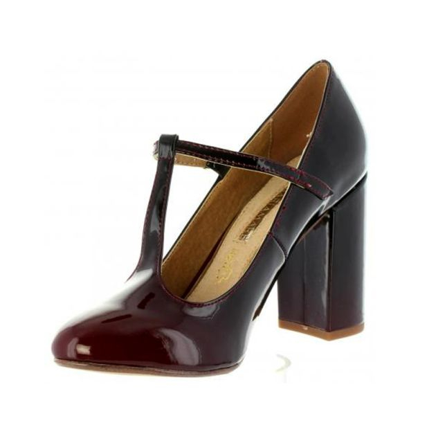 escarpin-noire-et-bordeaux---mariamare-61296---pointure-40