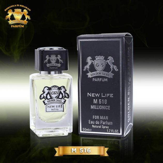 golden-silva-new-life-m516---for-men---paco-rabanne-million---72-heures---50-ml