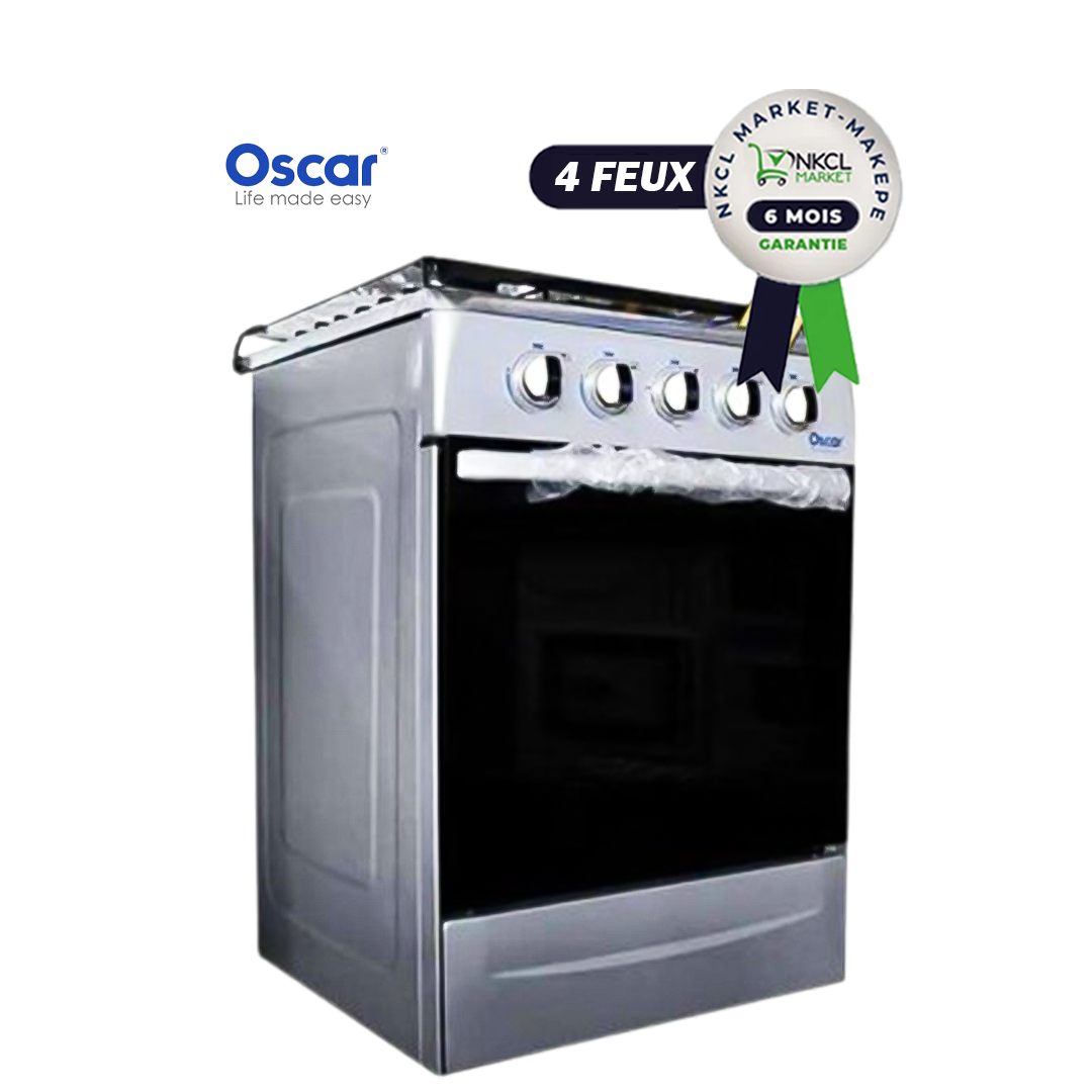 cuisinière-oscar-4-foyers---60*60--gris---garantie-06-mois