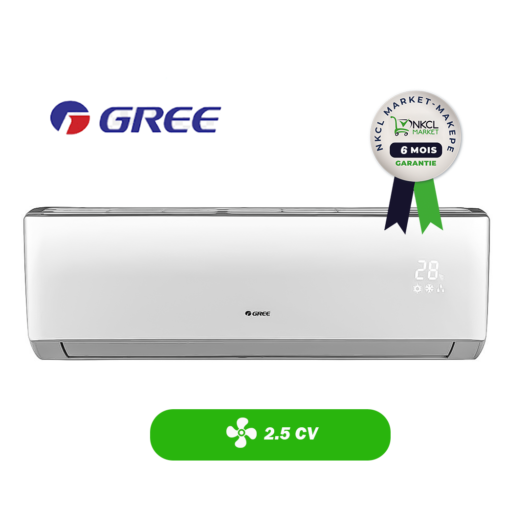 climatiseur-split-1.5-cv---gree--12000-btu---blanc---6-mois-garantie