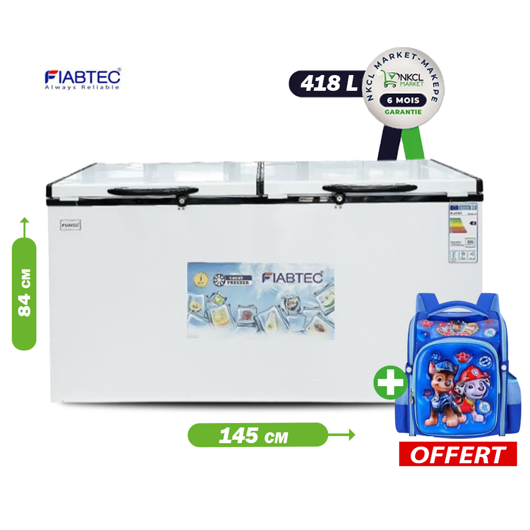 congélateur-coffre-à-vitres-coulissantes-–-fiabtec---ftcfq-418-–-418-litres-–-classe-Écologique-a+-–-blanc-+-sac-a-dos-offert-–-garantie-6-mois