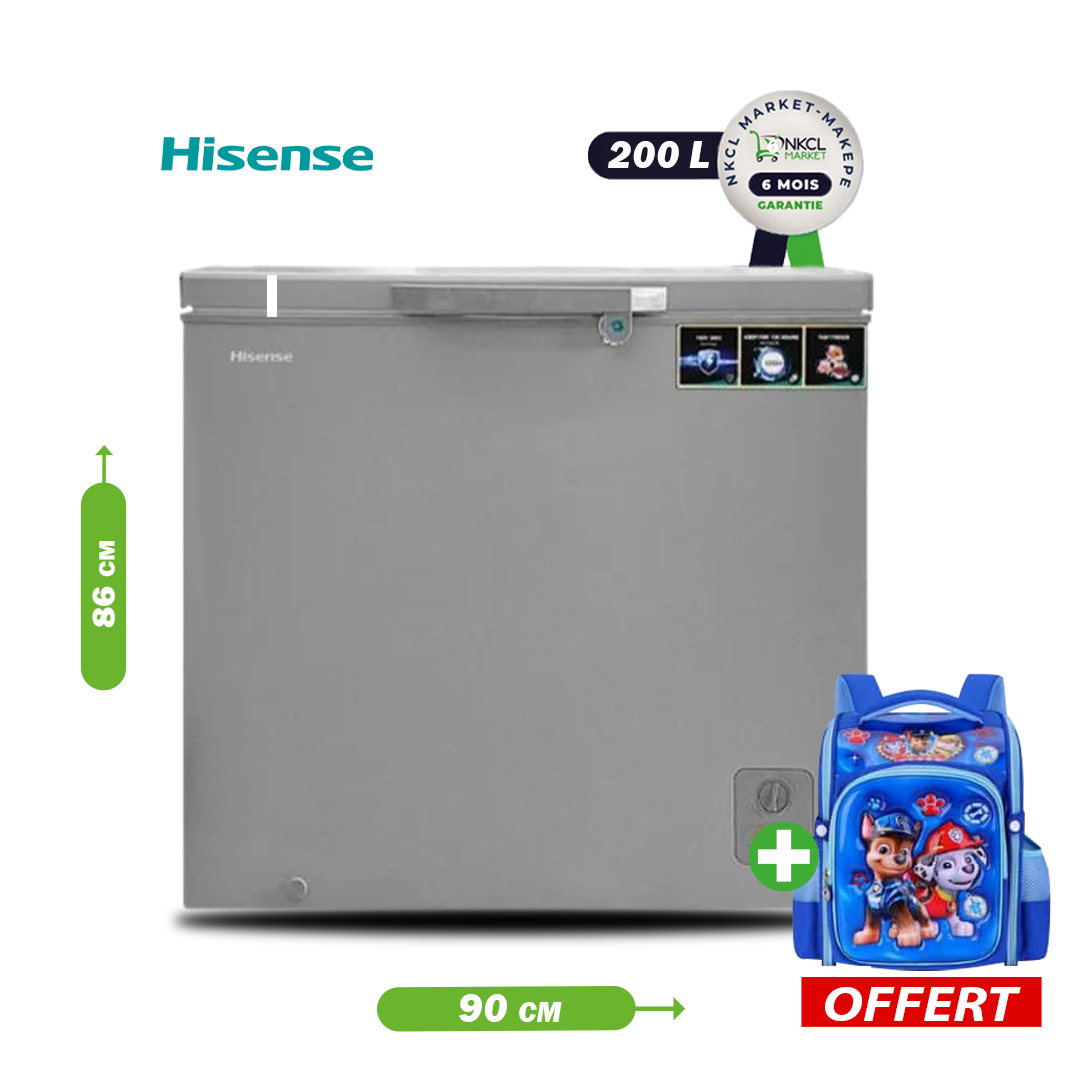 congelateur-coffre---hisense---fc-330dd4sa---200l---gris-+-un-sac-a-dos-offert---6-mois-de-garantie