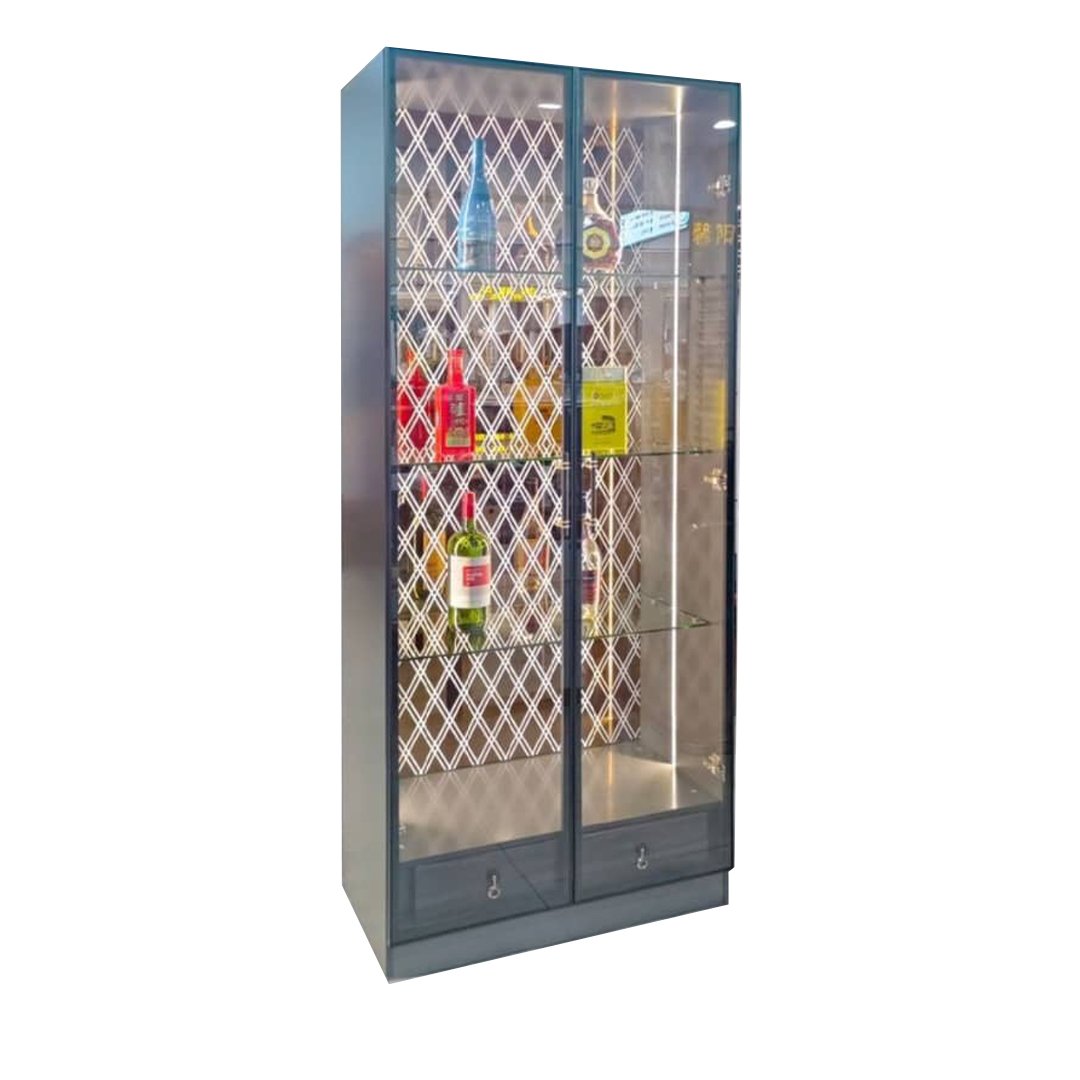 armoire-vitrine-moderne-de-rangement-avec-2-portes-en-verre-et-Éclairage