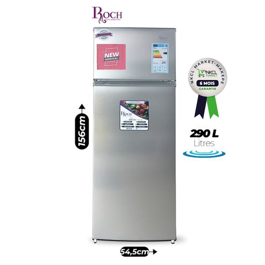 réfrigérateur-combiné-double-porte-–-roch-–-rfr-295db-–-290-litres-–-classe-énergétique-a+-–-st-tropicalisé-–-garantie-12-mois