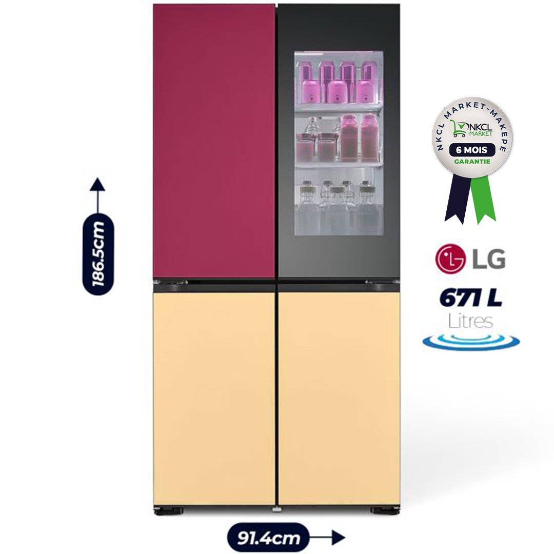 réfrigérateur-lg-à-portes-françaises---671-litres---moodup®---objet-collection---gr-a24fdmmb---3-étoiles---garantie-12-mois