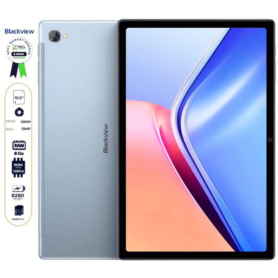 blackview-–-tab-15-–-Écran-ips-10.5"-fhd-–-unisoc-t610-–-8go-ram-–-128go-rom-–-caméras-13mp-+-8mp-–-batterie-8280mah-–-android-6-mois