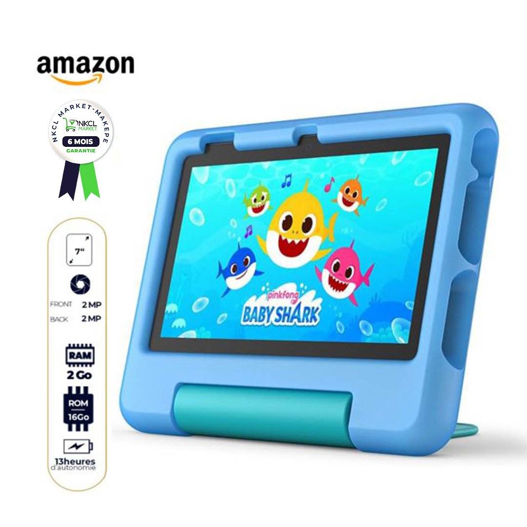 tablette-amazon-fire-7-kids---12th-gen---16go---2go-ram---7-pouces---contrôle-parental---garantie-6-mois