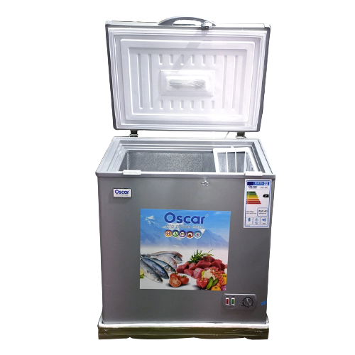 congélateur-coffre---oscar--osc-260---158-litres--silver---06-mois