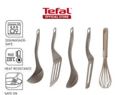 outils-de-cuisine-5-pièces-fresh-kitchen---tefal---k210s514---belge---1mois