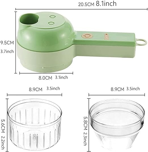 ensemble-de-coupe-légumes-électrique-portatif-4-en-1,-robot-culinaire-manuel,-mini-hachoir-électrique-sans-fil,-chargement-usb---petite-trancheuse-et-coupe-légumes-portable-multifonction