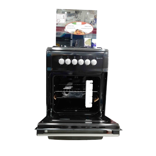cuisinière-avec-four-delta-50x60---noire-6-mois-garantie