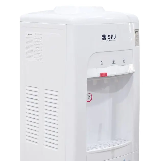 distributeur-d'eau-chaude-et-froide---spj---avec-mini-réfrigérateur-intégré---520-watts---blanc---3-mois