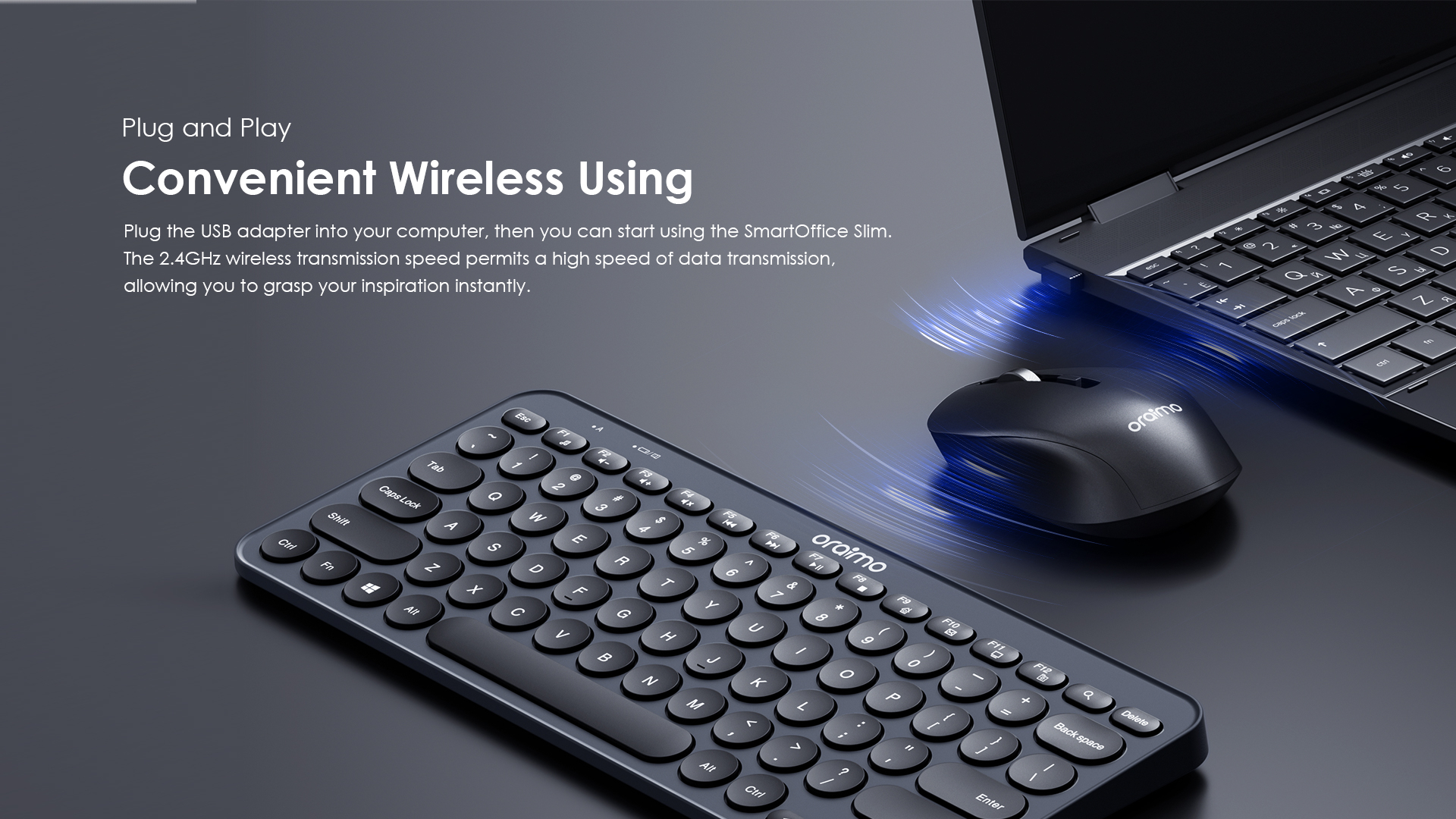 oraimo-smartoffice-combo-clavier-souris-sans-fil