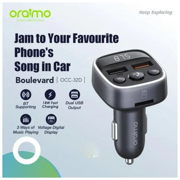 chargeur-oraimo-occ-32d---pour-automobile---double-port-usb-type-a---6-mois