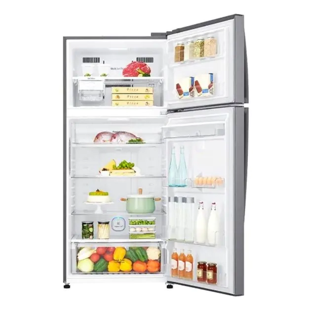 réfrigérateur-double-battant---lg---473-litres---distributeur-d'eau---gl-h682hlhl---no-frost---gris---12-mois