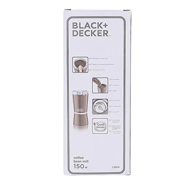 moulin-à-café---cafétiére-black-&-decker-150-watts---cbm-4-b5---03-mois-de-garantie