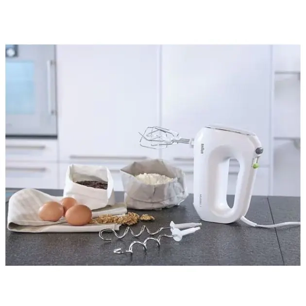 batteur-mélangeur-électrique-multi-mix---braun---hm1010wh---400-watts---4-vitesses-+-turbo---blanc---garantie-3-mois