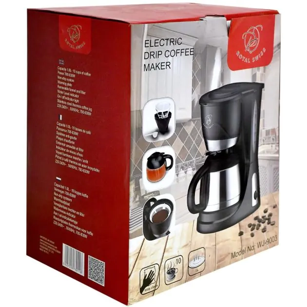 cafetière-royal-swiss-10-tasses---wj-9003---03-mois-de-garantie