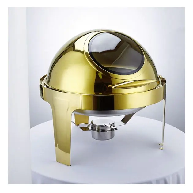 marmite-chauffante-en-acier-inoxydable-avec-couvercle-et-fenêtre-bac-à-nourriture-eau-et-supports-de-combustible---or---garantie-03-mois