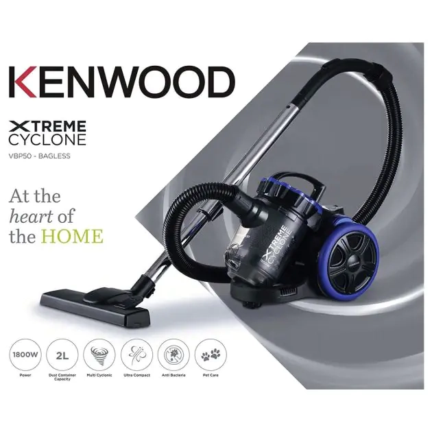 aspirateur-traîneau-cyclonique-sans-sac---kenwood---vbp50.000bb---1800-watts---2-l