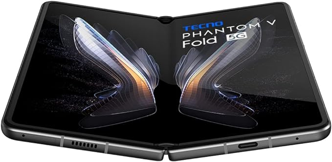 tecno-phantom-v-fold-5g-noir-(12-go-de-ram,-256-go-de-stockage)-|-le-premier-pli-pleine-grandeur-|-Écran-amoled-ltpo-|-processeur-rapide-d9000+-4-nm