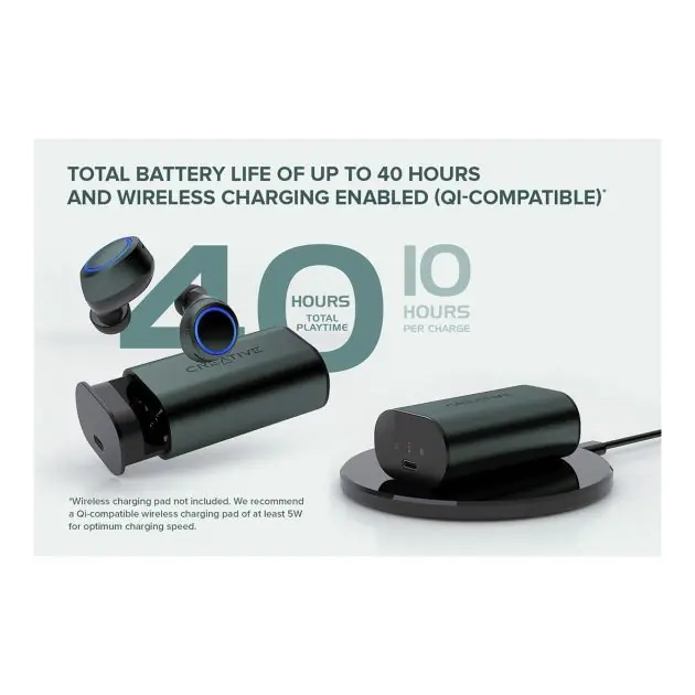 Écouteurs-sans-fil---creative-outlier-air-v3---résistants-à-la-transpiration-avec-mode-ambiant---réduction-active-du-bruit---chargement-sans-fil---bluetooth-5.2---04-micros---batterie-40-heures-|-10-heures-par-charge
