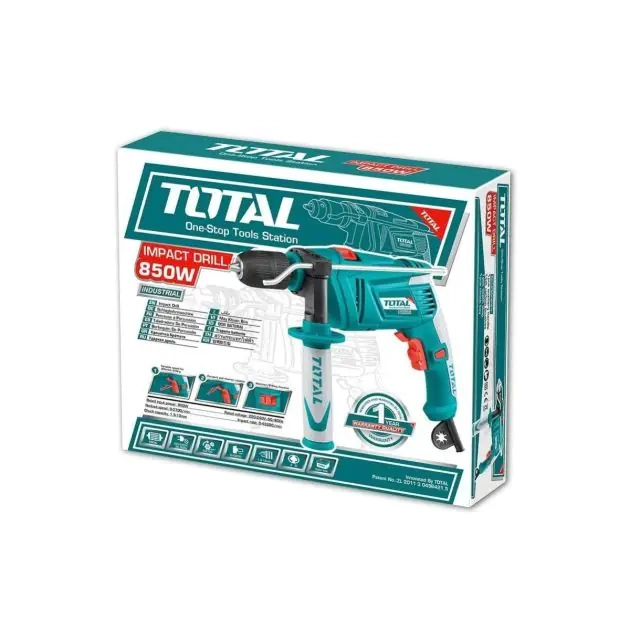 perceuse-à-percussion-total-tg109136---850w---avec-fonction-marteau---6-mois