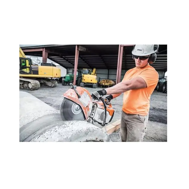 découpeuse-thermique-stihl-ts-420---pour-disques-Ø-350-+-disque-résine-pierre---3.2-kw---6-mois