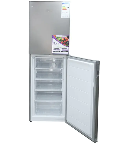 réfrigérateur-combiné---roch---rfr--310-db-l---251-litres---gris