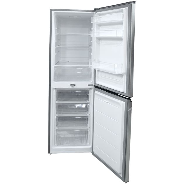réfrigérateur-combiné---roch---rfr-325dbl---260-litres---gris---garantie-6-mois