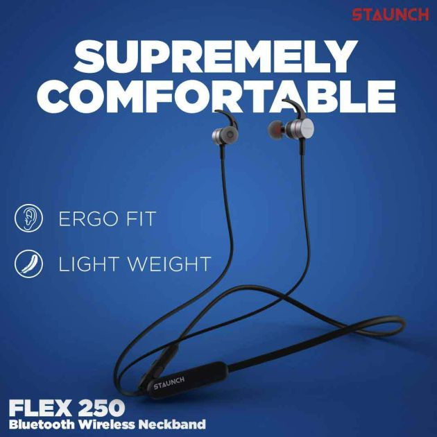 Écouteur-filaire-bluetooth---staunch-flex-250---6-mois-de-garantie